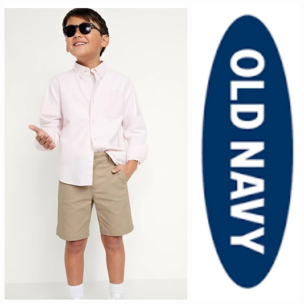 NWT Old Navy School Uniform 'Shore Enough' Tan Short ~sz 12